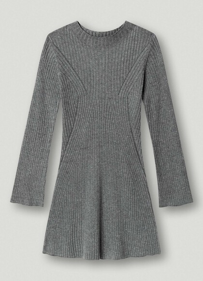 RIBBED MINI DRESS