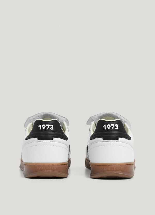 LEATHER CUPSOLE SOLE TRAINERS - BALL