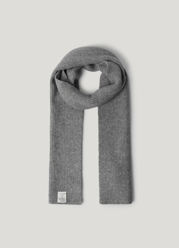 RIBBED HAT AND SCARF SET