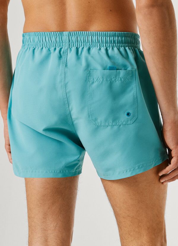 SWIM SHORTS WITH CIRCULAR LOGO