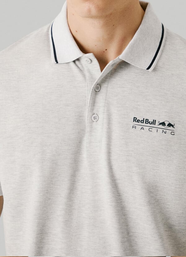 PRINTED LOGO PIQUE POLO SHIRT