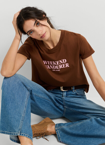 PRINTED TEXT T-SHIRT