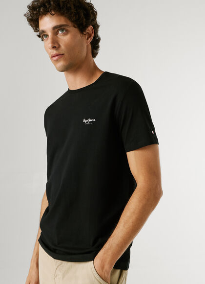 SLIM FIT LOGO PRINT T-SHIRT