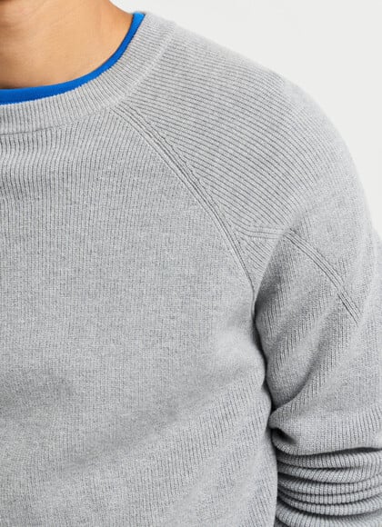 REGULAR FIT CREW NECK KNIT JUMPER