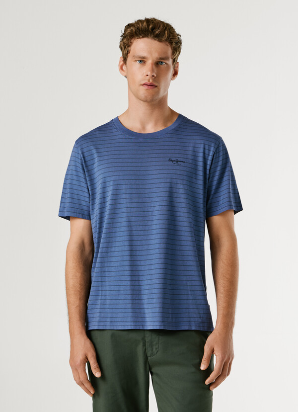 REGULAR FIT STRIPED T-SHIRT