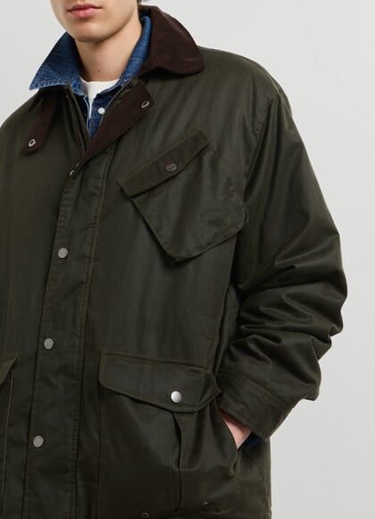 REGULAR FIT WAXED FINISH JACKET