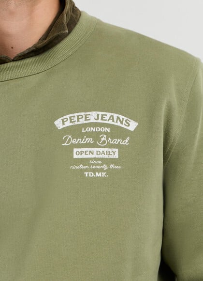 REGULAR FIT CREW NECK SWEATSHIRT
