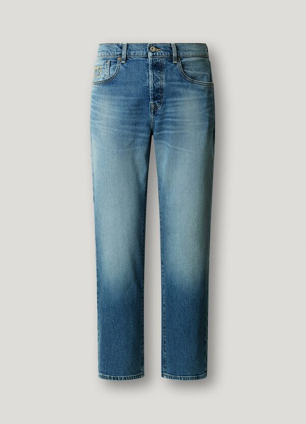 DALSTON - STRAIGHT FIT MID-RISE JEANS
