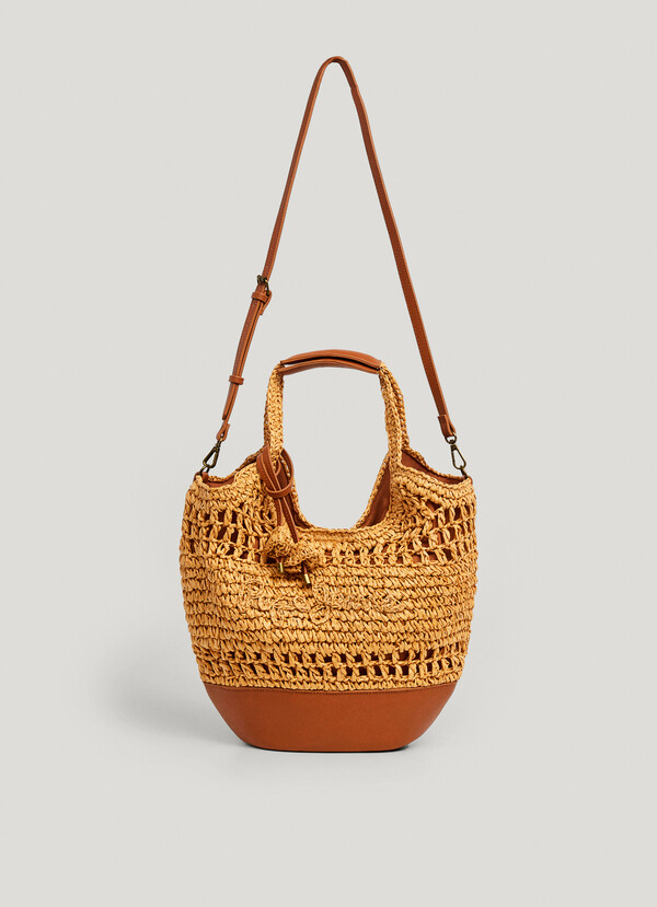RAFFIA TOTE BAG