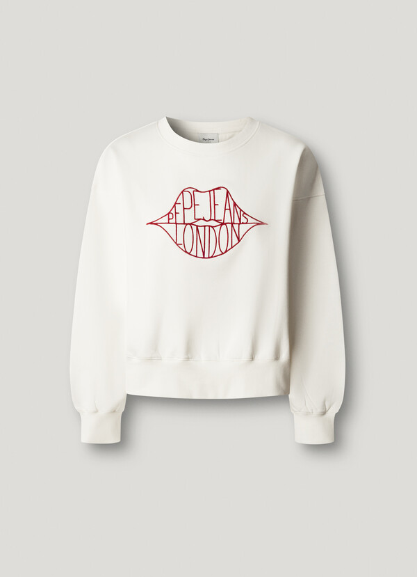 CREW NECK LOGO SWEATSHIRT