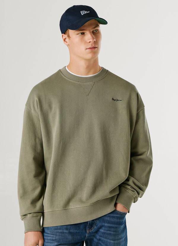 CREW NECK LOGO SWEATSHIRT