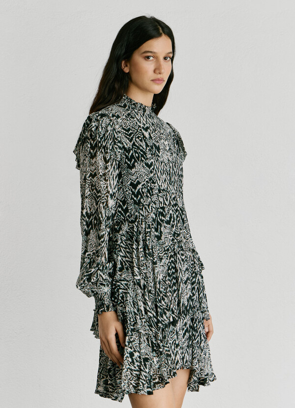 FANTASY PRINT MINI DRESS