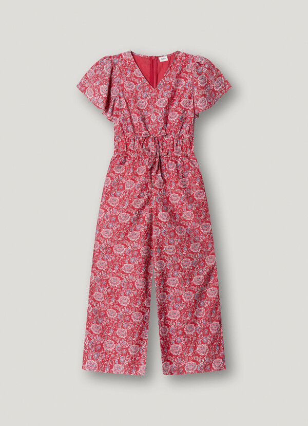 FLORAL PRINT MAXI JUMPSUIT