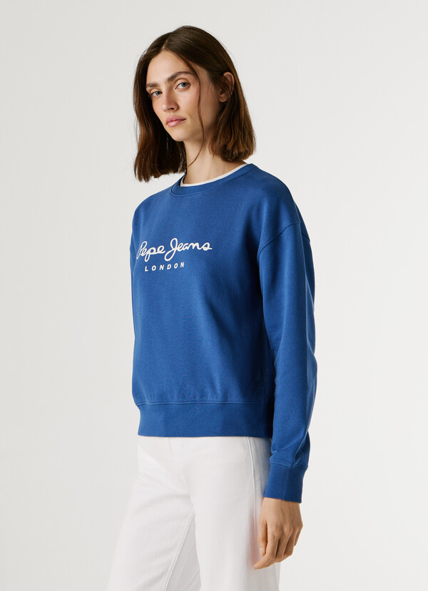 CREW NECK LOGO SWEATSHIRT