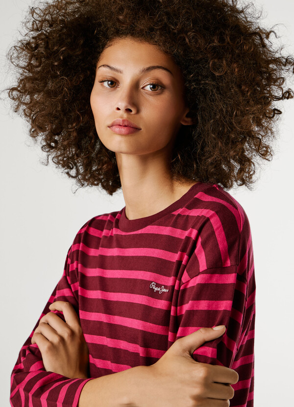 LONG SLEEVE STRIPED T-SHIRT