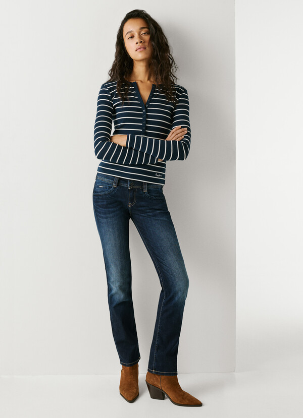 MID-RISE SLIM FIT JEANS - ICONIC GEN