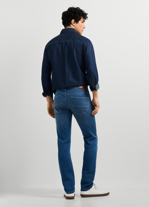 TRACK - SLIM FIT MID-RISE JEANS