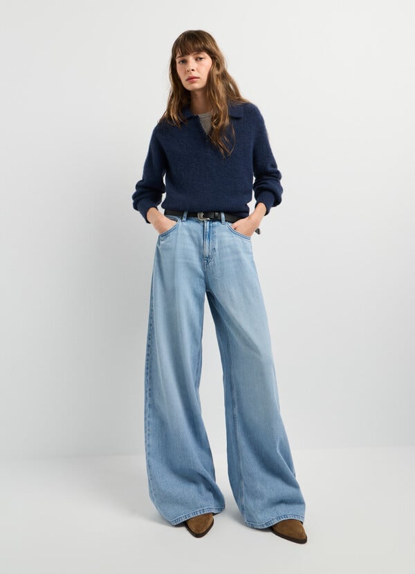 JAIMY - HIGH-RISE WIDE FIT JEANS