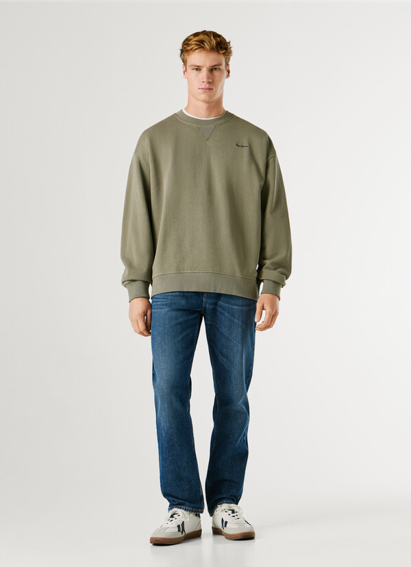 CREW NECK LOGO SWEATSHIRT