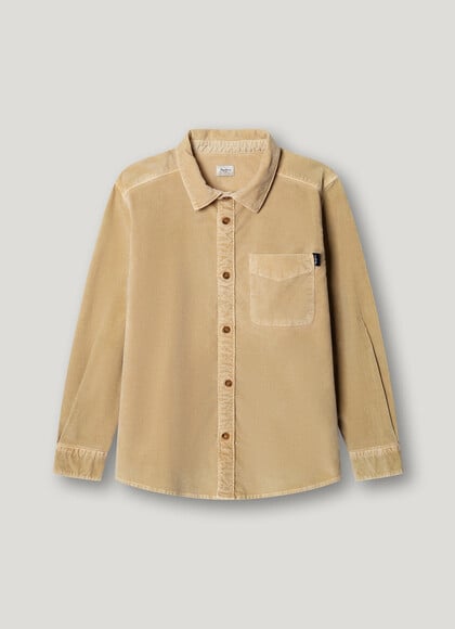 RELAXED FIT CORDUROY SHIRT