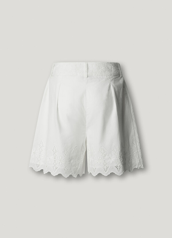 SHORTS WITH OPENWORK DETAILS