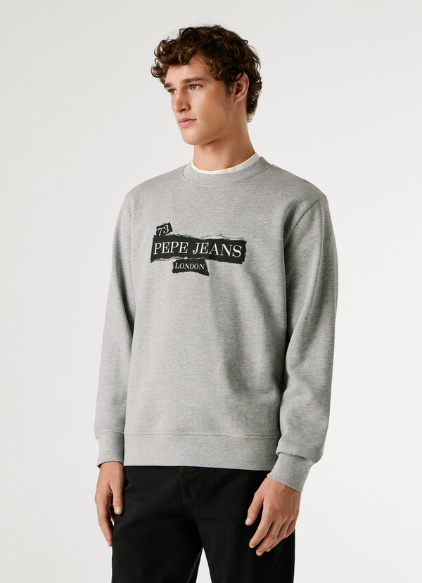 REGULAR FIT CREW NECK SWEATSHIRT