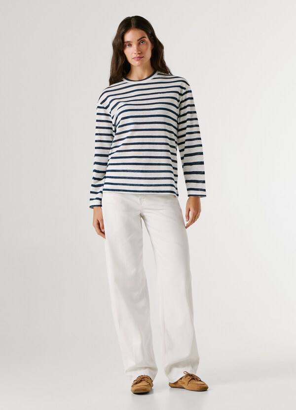 LONG SLEEVE STRIPED T-SHIRT
