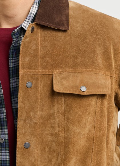 REGULAR FIT LEATHER JACKET