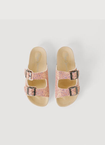 SANDALS WITH GLITTER DETAILS