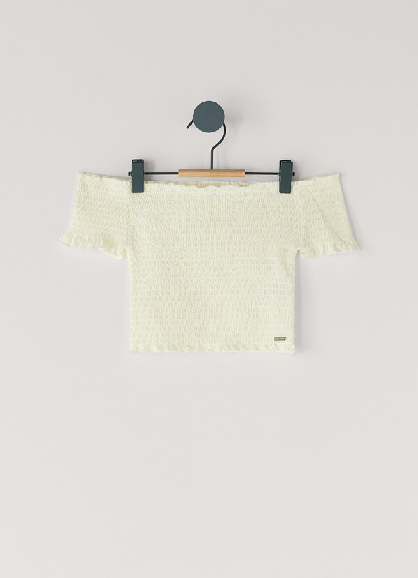 OFF-SHOULDER TOP