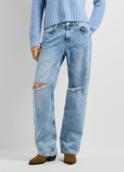 HAZEL - MID-RISE LOOSE FIT JEANS