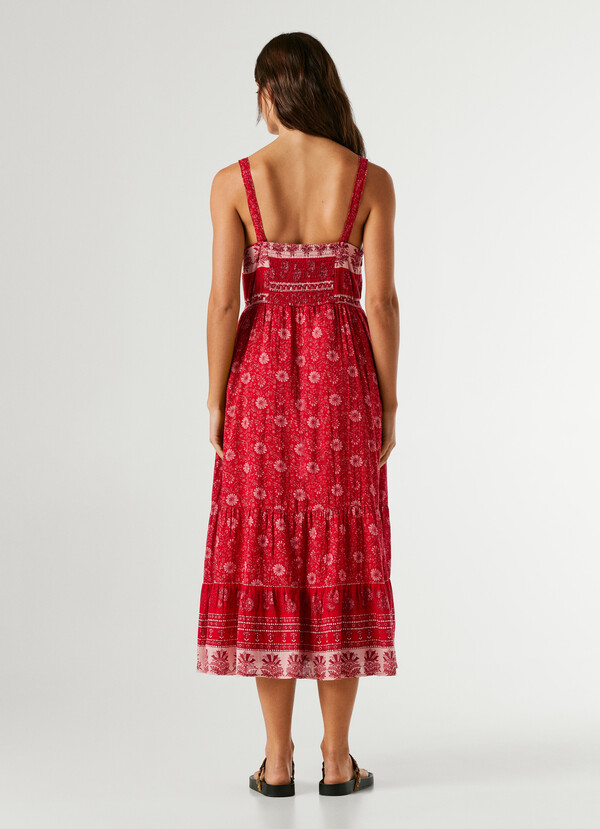 FLORAL PRINT MAXI DRESS