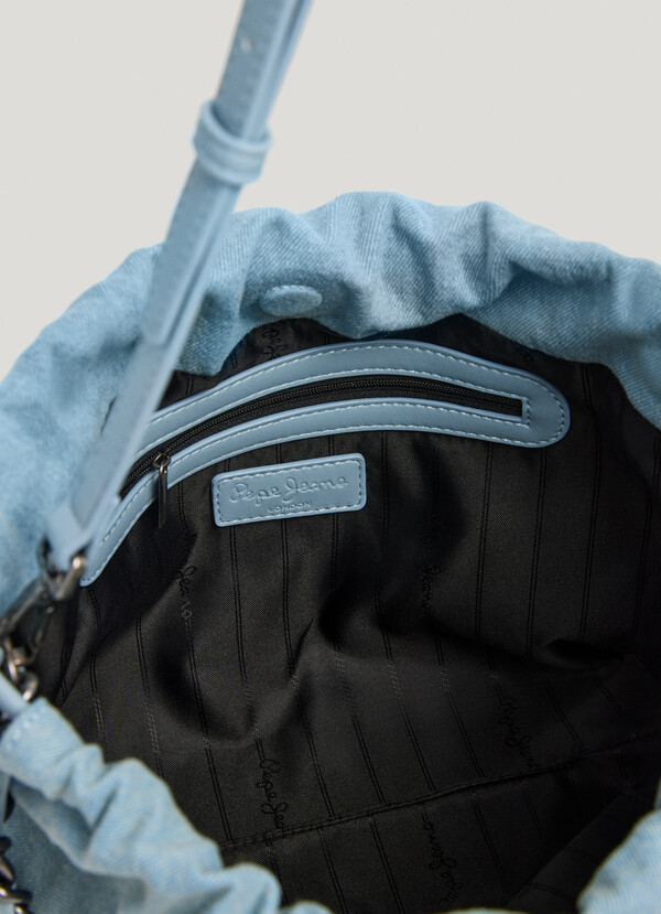 DENIM HOBO BAG