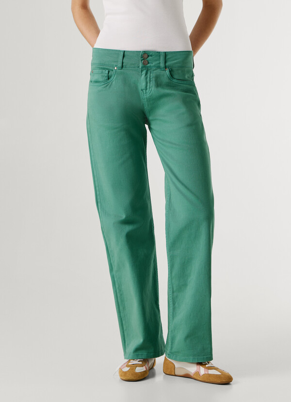 5-POCKET TWILL TROUSERS