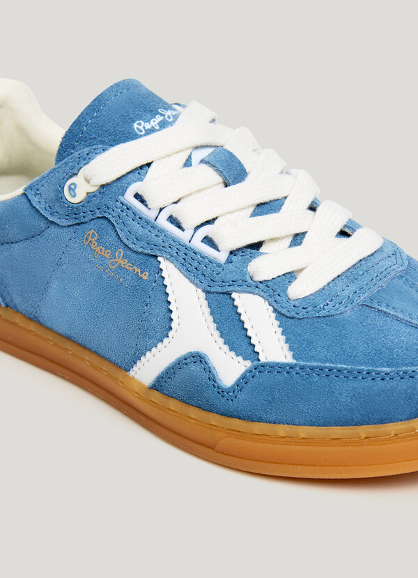 BALL - RETRO SUEDE TRAINERS 