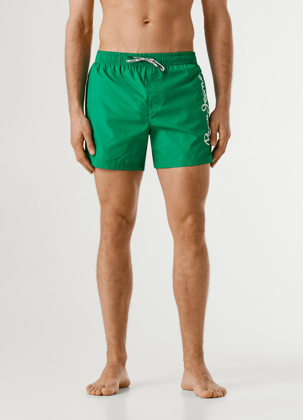 PRINTED LOGO SWIM SHORTS