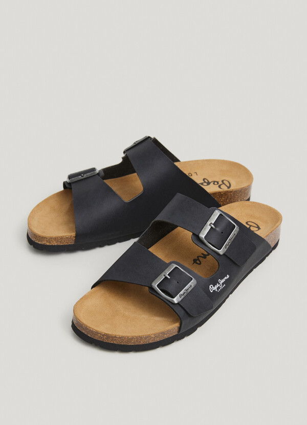 SANDALS WITH DOUBLE BUCKLE