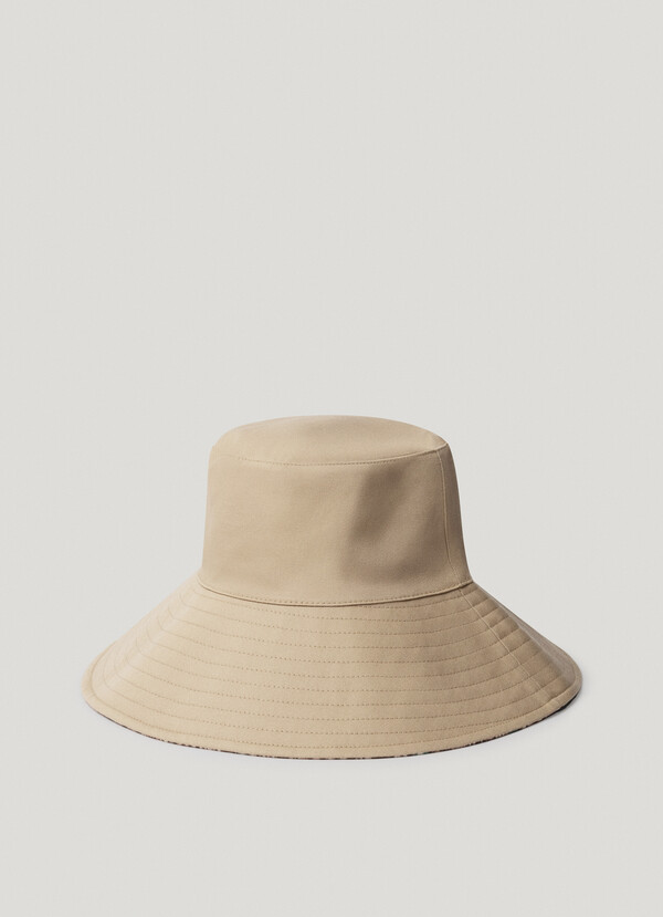 REVERSIBLE TWILL BUCKET HAT