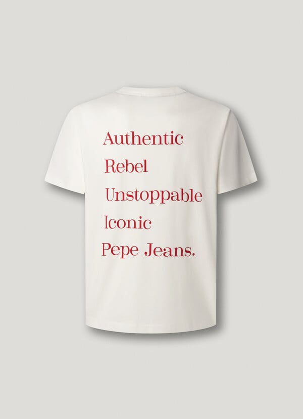 RELAXED FIT BACK PRINT T-SHIRT