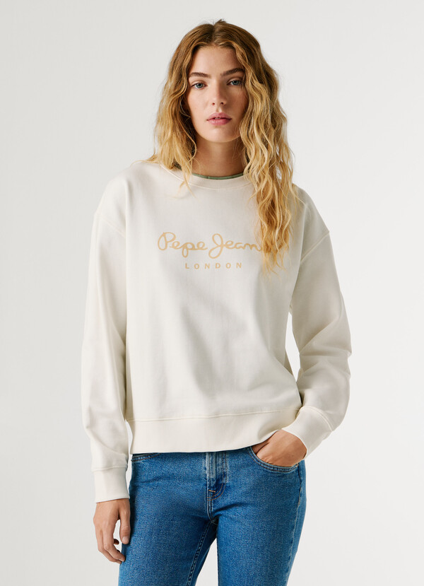 CREW NECK LOGO SWEATSHIRT