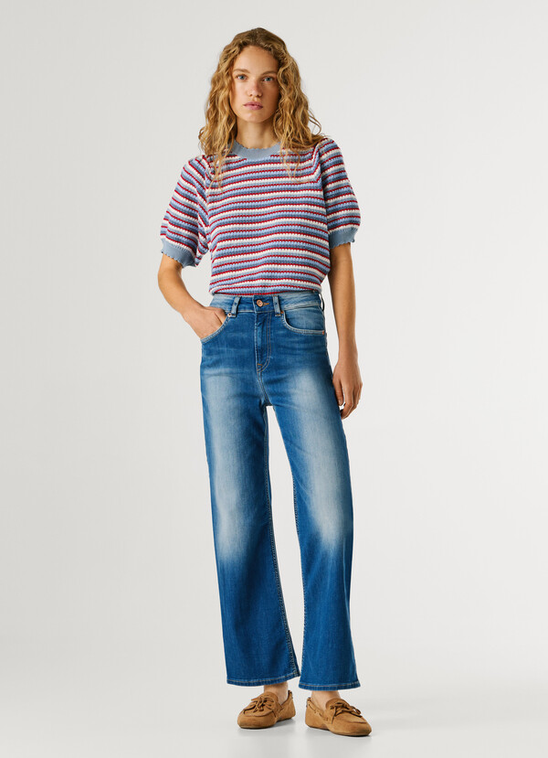 LEXA - HIGH-RISE STRAIGHT FIT JEANS
