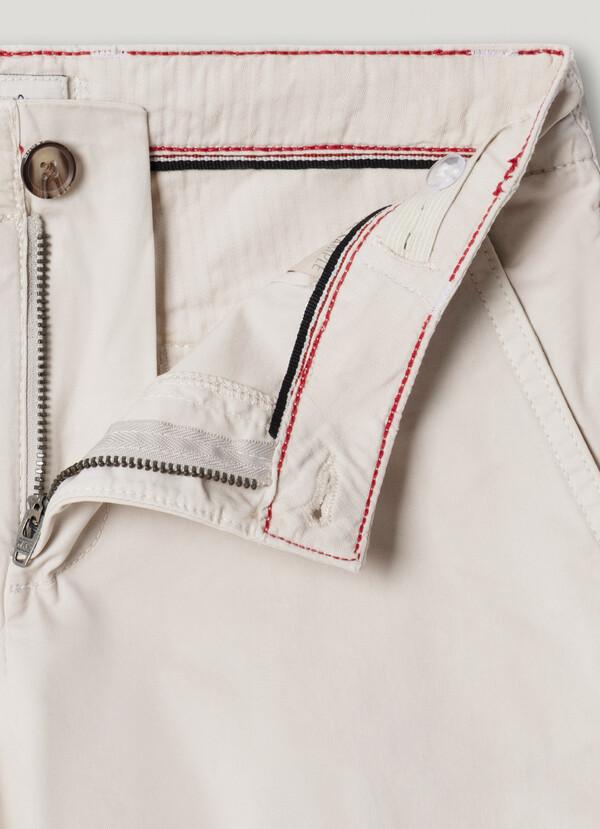 POPLIN CHINO SHORTS