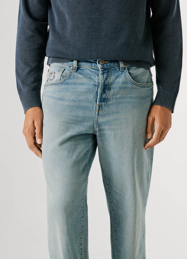 STRAIGHT FIT MID-RISE JEANS - DALSTON