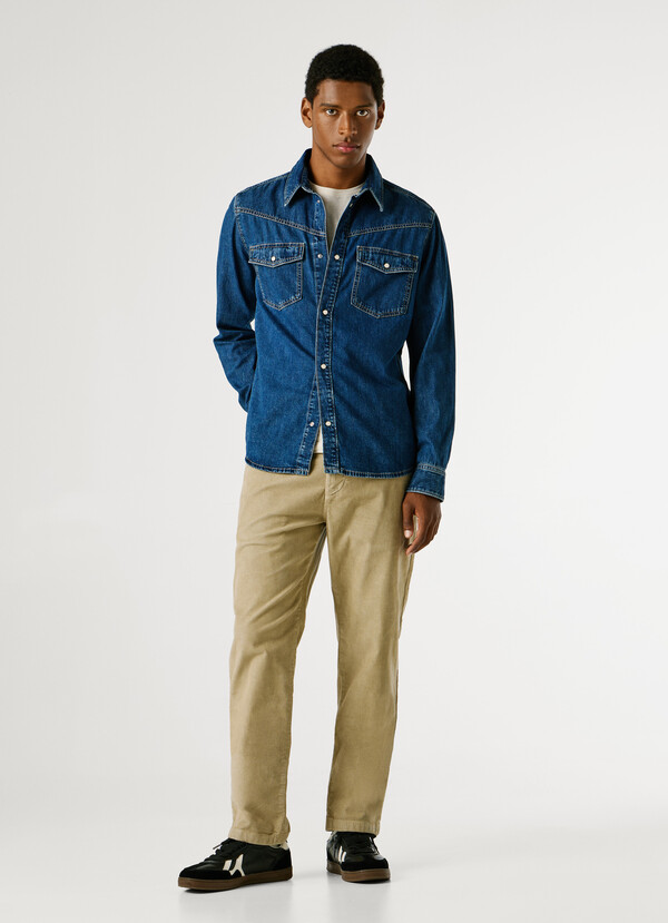 REGULAR FIT DENIM SHIRT