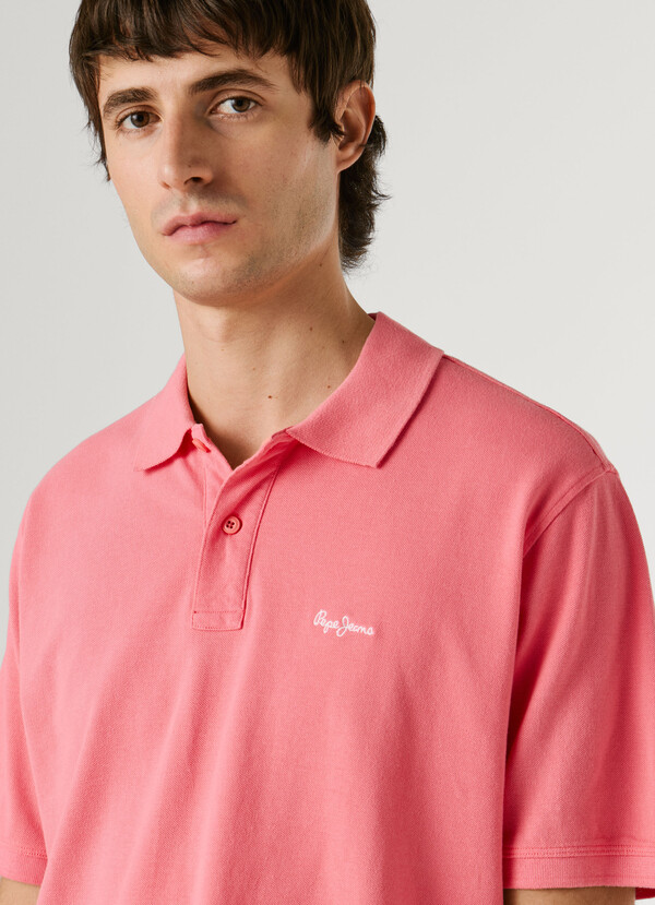 GARMENT DYED PIQUE POLO SHIRT