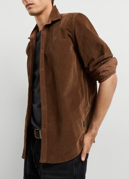 REGULAR FIT CORDUROY SHIRT