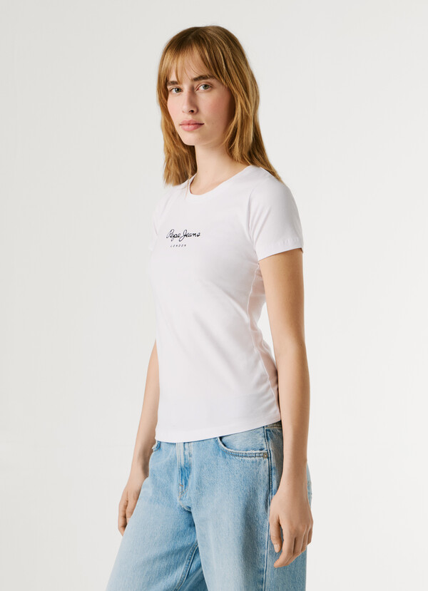 SLIM FIT LOGO PRINT T-SHIRT