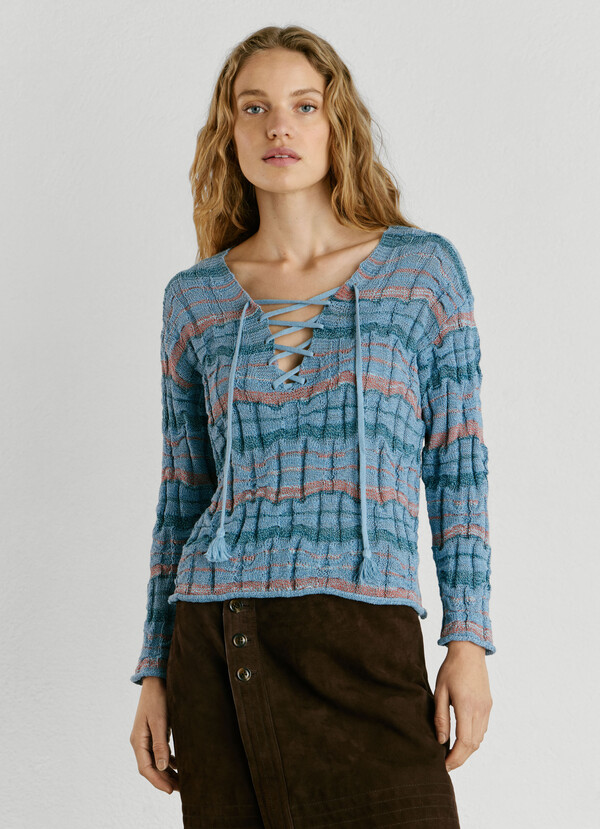 V-NECK KNIT JUMPER