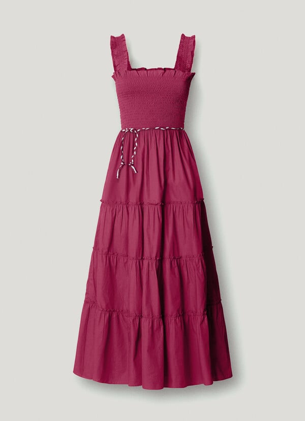 POPLIN MAXI DRESS