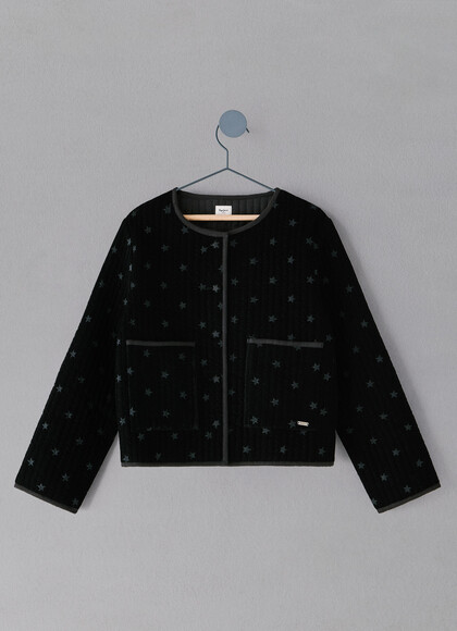 PADDED VELVET JACKET